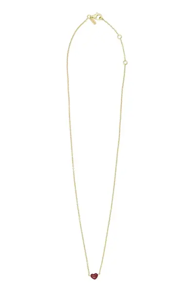 Pozlacený stříbrný náhrdelník Design Letters