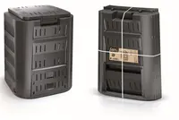 Kompostér COMPOGREEN 220 l černý PRIKST220C-S411