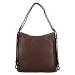 Dámská kožená kabelko-batoh The Chesterfield Brand Letizia - hnědá