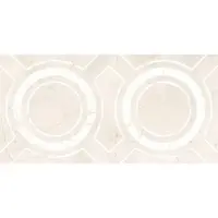 Dlažba Dom Intarsi creta satin 3D 60x120 cm leštená INW00204TS