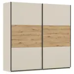 Rauch Möbel SKŘÍŇ S POSOUVACÍMI DVEŘMI, šampaňská, dub artisan, 218/210/59 cm