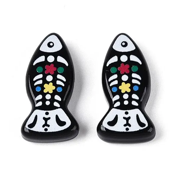 Printed Opaque Resin Beads