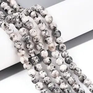 Dyed Natural White Jade Beads Strands