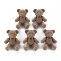 Flocky Acrylic Shank Buttons