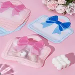 10Pcs 2 Colors MOPP and PET and PE Gift Packaging Zip Lock Bags