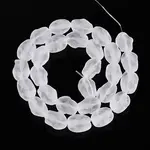 Frosted Handmade Lampwork Beads Strands