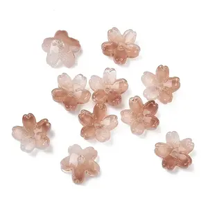 Dyed & Heated Glass Bead Caps