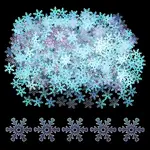 60G Resin Snowflake Sequins Cabochons