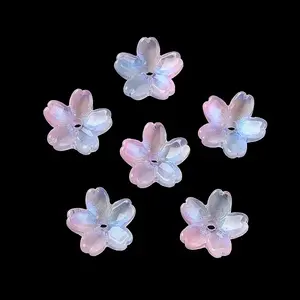 Electroplate Transparent Glass Beads