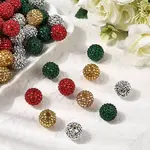 Christmas Theme Resin Rhinestone Beads