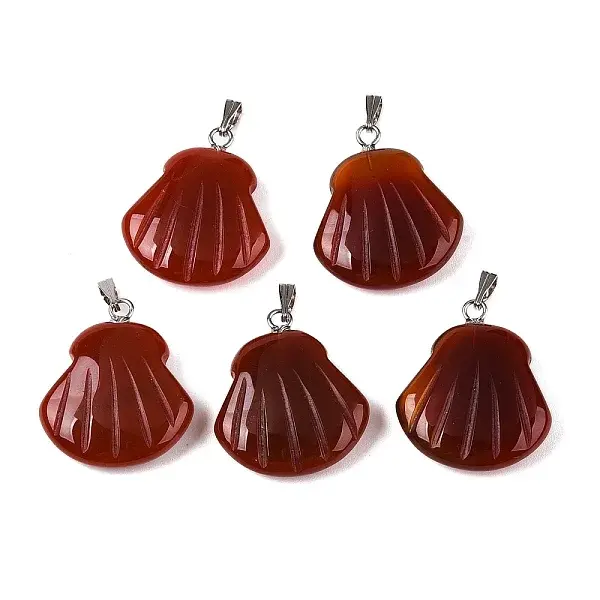 Natural Carnelian(Dyed & Heated) Pendants