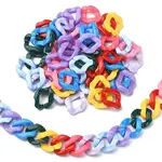 180Pcs 9 Colors Acrylic Linking Ring