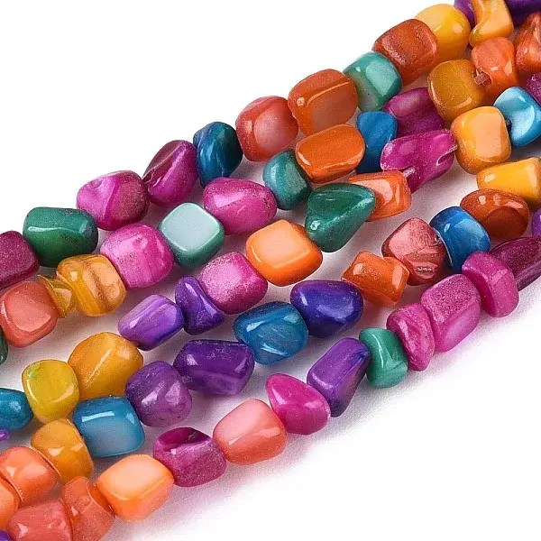 Natural Freshwater Shell Beads Strands