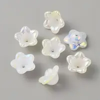 Opaque Acrylic Bead Caps