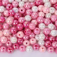 400Pcs 4 Colors Opaque Acrylic Beads