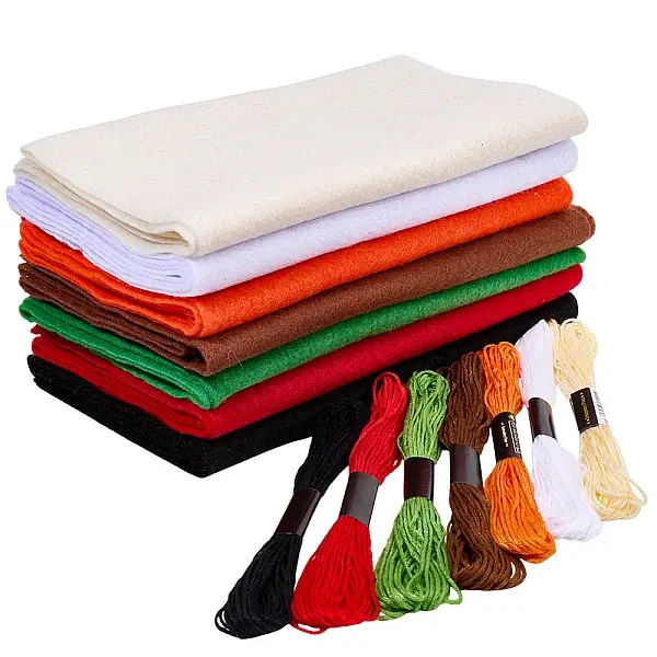 7Pcs 7 Colors Non-woven Felt Fabric