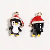 Animal Alloy Enamel Pendants