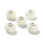 AB Color Resin Rose Flower European Beads