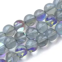 Synthetic Moonstone Beads Strands