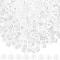 600PCS 2Style Transparent Acrylic Beads