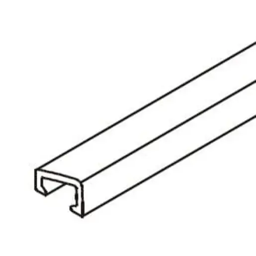 Náhradný diel spodný profil SAT TEX BB čierna NDSATTEXQBBC2490