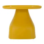 KONFERENČNÍ STOLEK, žlutá, plast, 48/38/48 cm