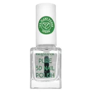 Dermacol Pure 3D Nail Polish lak na nechty 01 Crystal Clear 11 ml