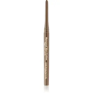 Dermacol Micro Eyeliner Waterproof vodeodolná ceruzka na oči odtieň 03 Dark Brown 1 g