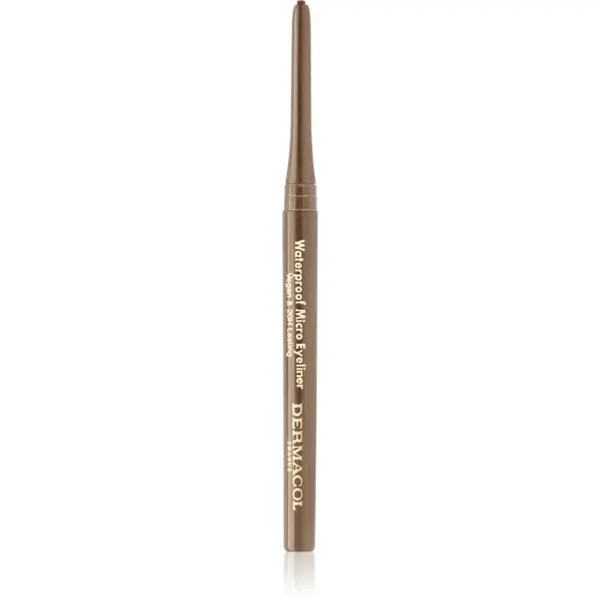 Dermacol Micro Eyeliner Waterproof vodeodolná ceruzka na oči odtieň 03 Dark Brown 1 g