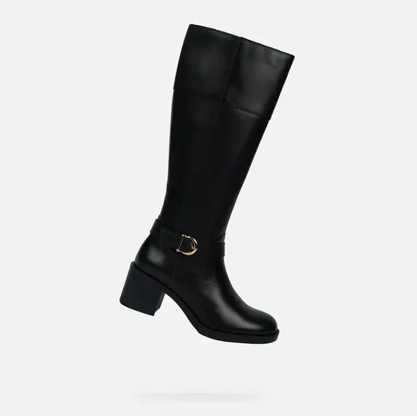 Čierne dámske čižmy Geox Serilda 60