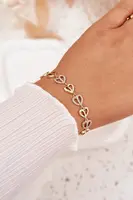 Náramok z chirurgickej ocele so zirkónmi