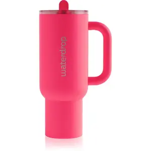 Waterdrop Explorer Tumbler nerezový tumbler s brčkem (limitovaná edice) Neon Pink 1100 ml