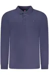 NORWAY 1963 MEN'S LONG-SLEEVED POLO SHIRT, BLUE