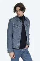 Rifľová bunda A.P.C. Veste Jean Us COZZK-H02223 INDIGO