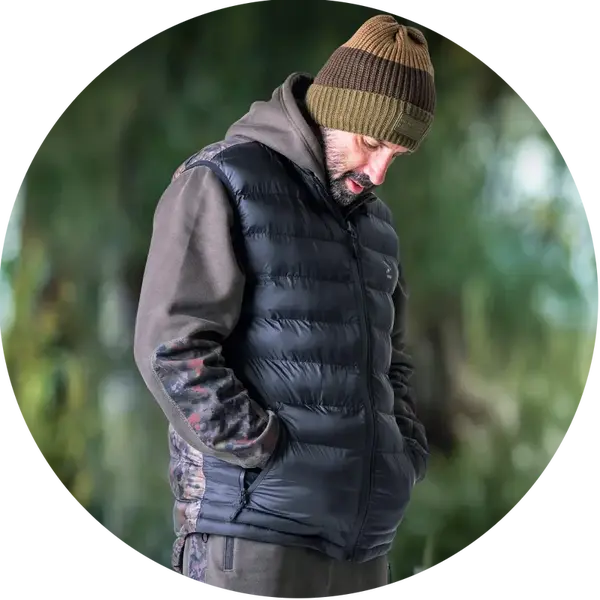 One more cast vesta splash camo knight gilet - s