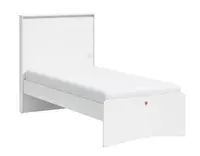 Študentská posteľ 100x200cm s usb vendella - biela