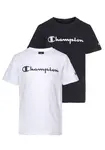 Champion Authentic Athletic Apparel Tričko  modrá / krvavo červená / čierna / biela