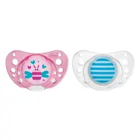 Dudlík Physio Air, latex, 16-36m +, růžová, 2ks