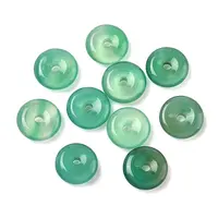Natural Agate Dount/Pi Disc Charms