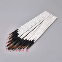 Wood Handle Paint Brushes Set