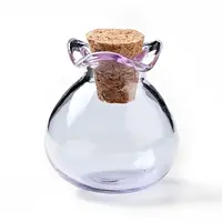 Lucky Bag Shape Glass Cork Bottles Ornament