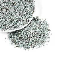 Spray Painted Picasso Cylinder Glass Seed Beads