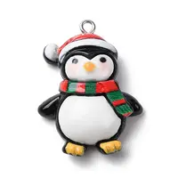 Christmas Opaque Resin Pendants