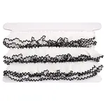 5M Polyester Pleated Lace Ribbon