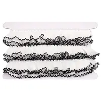 5M Polyester Pleated Lace Ribbon