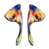 Epoxy Resin Wing Pendants
