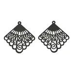 Spray Painted 430 Stainless Steel Pendants