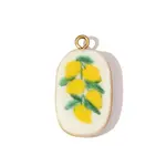 304 Stainless Steel & Porcelain Pendants