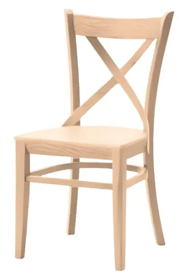 MI-KO Jídelní židle A010-P MASIV, moření javor