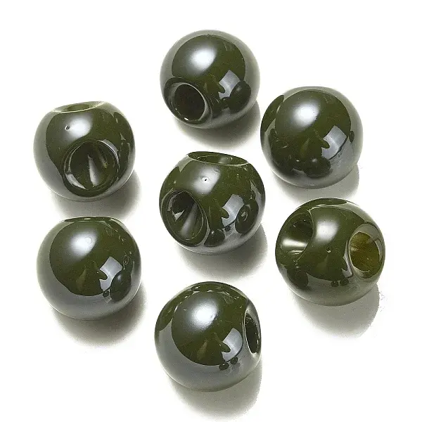 Opaque Acrylic Beads
